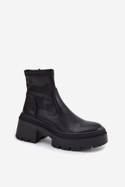 Botki Model Elvianne 9670A Black - Step in style - 37