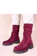 Botki Model Malha 68107-3 Bordo - Solea - 37