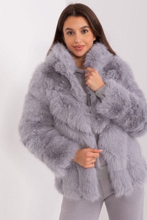 Kurtka Damska Model AT-KR-2386.00P Grey - AT - 2XL/3XL