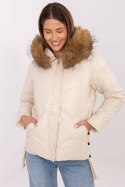 Kurtka Damska Model MBM-KR-856.98P Light Beige - MBM - XXL