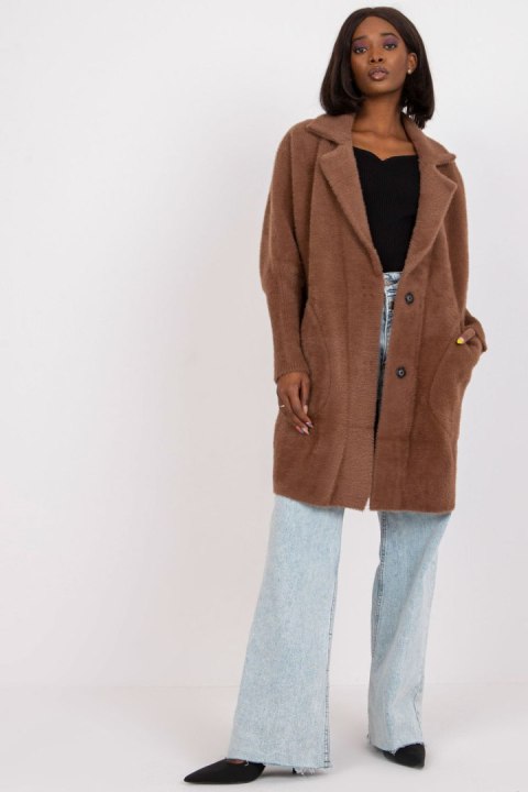 Płaszcz Damski Model MBM-PL-1517.00P Brown - MBM - uniwersalny