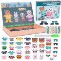 Edukacyjne Puzzle Magnetyczne Rodzinka - Kreatywna Zabawa