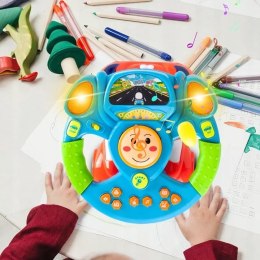 Interaktywna kierownica edukacyjna dla dzieci auto światło projektor