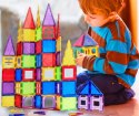 Klocki magnetyczne 3D edukacyjne konstrukcje 45el. układanka dla dzieci