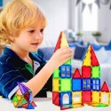 Klocki magnetyczne 3D edukacyjne konstrukcje 45el. układanka dla dzieci