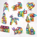 Klocki magnetyczne 3D edukacyjne konstrukcje 45el. układanka dla dzieci