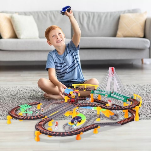 Kolejka pociąg elektryczna 192 el. tor lokomotywa wagony