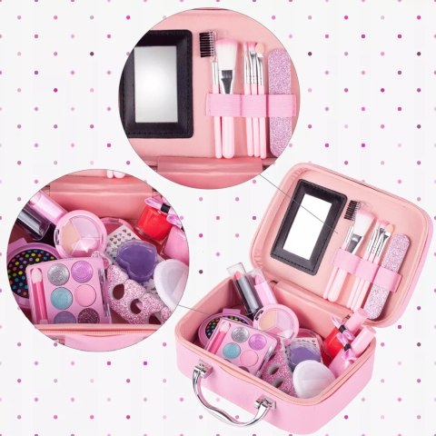 Kuferek kosmetyków Mała Syrenka - zestaw do makijażu i paznokci dla dzieci