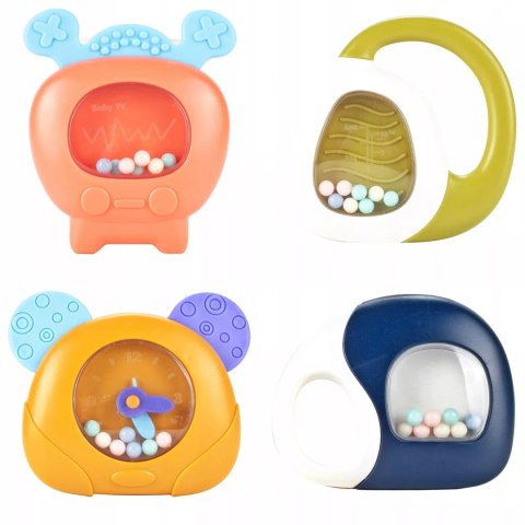 Mata edukacyjna z pianinkiem grzechotki gryzaki interaktywna dla niemowląt