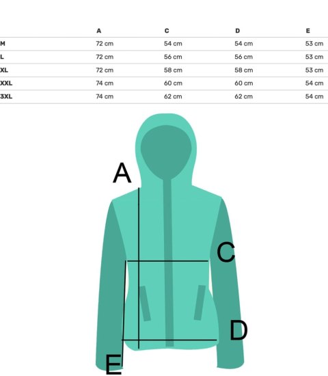 Męska zimowa pikowana kurtka z kapturem (Niebieski)