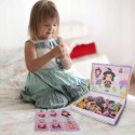 Układanka magnetyczna ubieranka dziewczynki kreatywne puzzle 51 magnesów