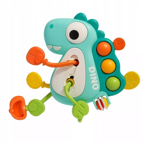 Zabawka Sensoryczna Gryzak Montessori Dinozaur - Rozwija Zmysły