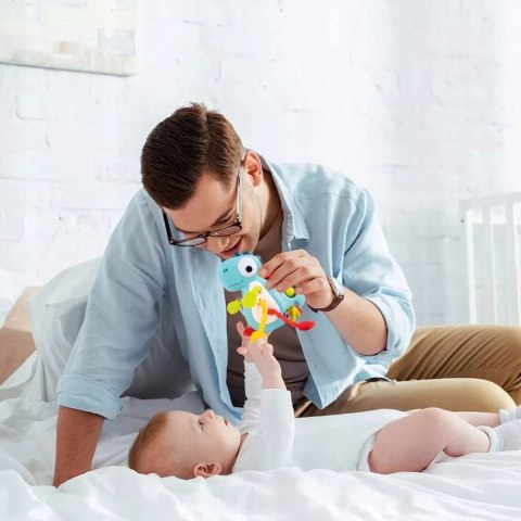 Zabawka Sensoryczna Gryzak Montessori Dinozaur - Rozwija Zmysły