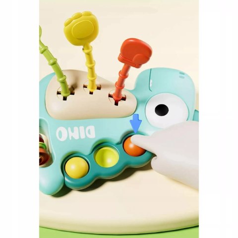 Zabawka Sensoryczna Gryzak Montessori Dinozaur - Rozwija Zmysły