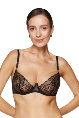 Biustonosz Soft Model Fleur B2 Black - Gorteks - 70F