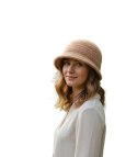 Kapelusz damski pleciony (Beżowy)