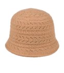 Kapelusz damski pleciony (Beżowy)