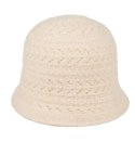 Kapelusz damski pleciony (Ecru)