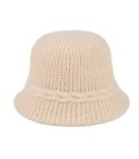 Kapelusz damski pleciony (Ecru)