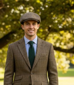 Stylowy elegancki kaszkiet męski uniwersalny (Beżowy)