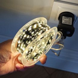 Weihnachtsbaumbeleuchtung für den Innen- und Außenbereich, 1000 LEDs, 100 m Kabel, warmweiß, LAMP49