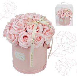 Blumenbox, Strauß duftender Seifenblumen im Karton mit 21 Stück. BUK08R