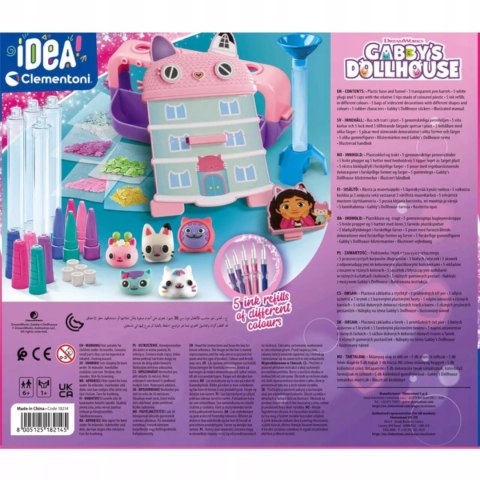 Clementoni Zestaw Kreatywny Fabryka Długopisów Koci Domek Gabby