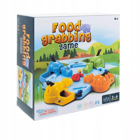 Gra Głodne Hipcie Rodzinna Gra Zręcznościowa dla Dzieci 2-4 Graczy