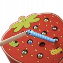 Gra Truskawka na Magnes - Łap Robaczki Drewniana