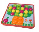 Mozaika Montessori guzikowa dla malucha układanka trening rączki