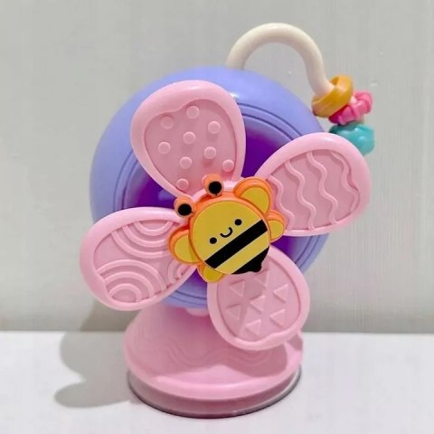 Spinner sensoryczny na przyssawkę do kąpieli i krzesełka ślimak jeżdżący