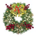 Wianek świąteczny stroik na drzwi stół ścianę dekoracja do domu