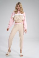 Bluza Damska Model M757 Beige/Pink - Figl - M Bluza Damska Model M757 Beige/Pink - Figl - M
