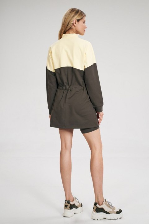 Bluza Damska Model M784 Olive/Yellow - Figl - S/M Bluza Damska Model M784 Olive/Yellow - Figl - S/M