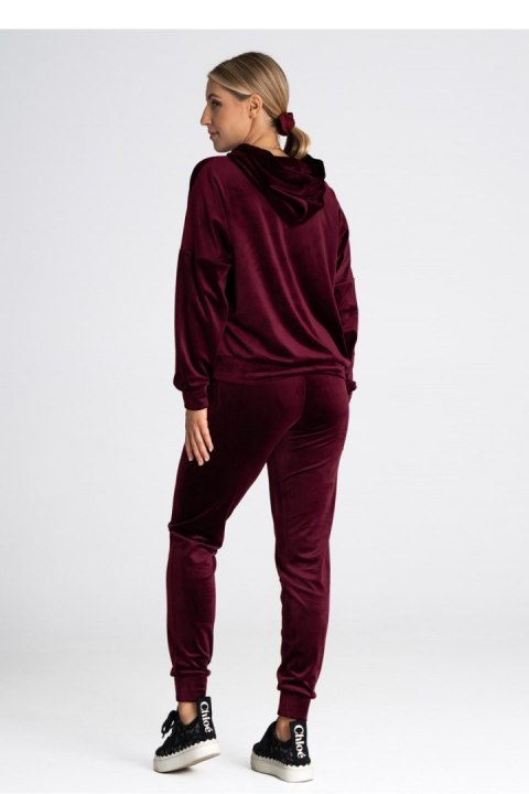 Bluza Damska Model M969 Bordo - Figl - S/M Bluza Damska Model M969 Bordo - Figl - S/M