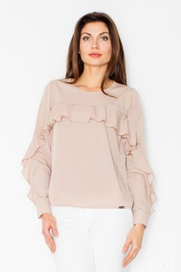 Bluzka Model M466 Beige - Figl - L
