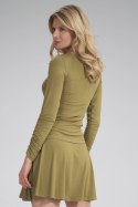 Bluzka Model M788 Light Olive - Figl - S Bluzka Model M788 Light Olive - Figl - S