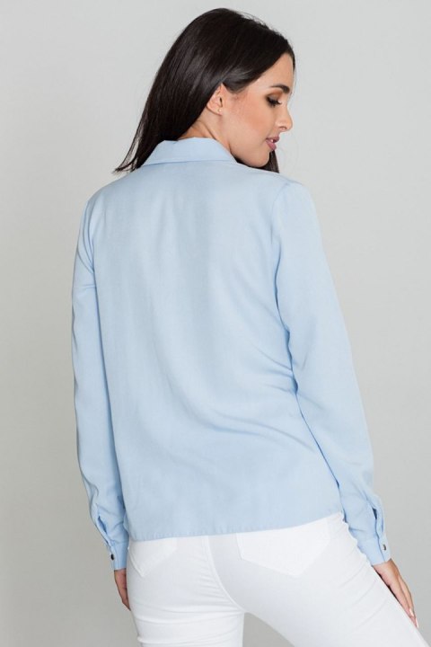 Koszula Damska Model M581 Sky Blue - Figl - L Koszula Damska Model M581 Sky Blue - Figl - L