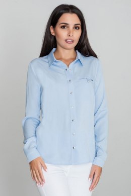 Koszula Damska Model M581 Sky Blue - Figl - M