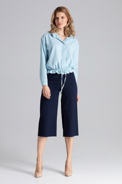 Koszula Damska Model M647 Sky Blue - Figl - S/M Koszula Damska Model M647 Sky Blue - Figl - S/M