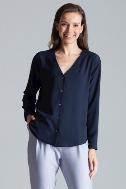 Koszula Damska Model M671 Navy - Figl - L