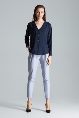 Koszula Damska Model M671 Navy - Figl - XL