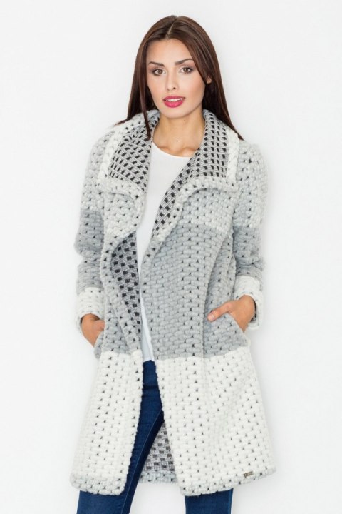 Płaszcz Damski Model M507 Grey - Figl - L
