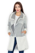 Płaszcz Damski Model M507 Grey - Figl - M Płaszcz Damski Model M507 Grey - Figl - M