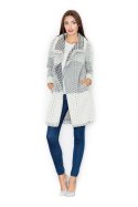 Płaszcz Damski Model M507 Grey - Figl - M Płaszcz Damski Model M507 Grey - Figl - M