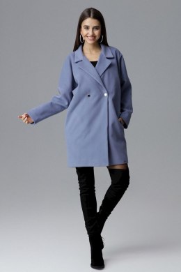 Płaszcz Damski Model M625 Blue - Figl - L/XL