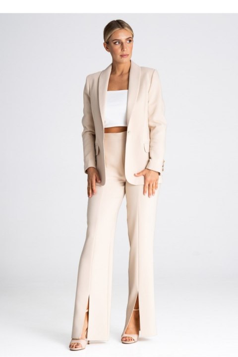 Spodnie Damskie Model M955 Beige - Figl - L Spodnie Damskie Model M955 Beige - Figl - L