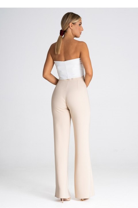 Spodnie Damskie Model M955 Beige - Figl - XL Spodnie Damskie Model M955 Beige - Figl - XL