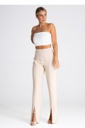 Spodnie Damskie Model M955 Beige - Figl - XL Spodnie Damskie Model M955 Beige - Figl - XL