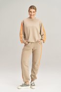 Spodnie Komplet Model M1020 Beige - Figl - uniwersalny Spodnie Komplet Model M1020 Beige - Figl - uniwersalny